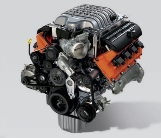 Hellcat 6.2-Liter Supercharged HEMI Engine